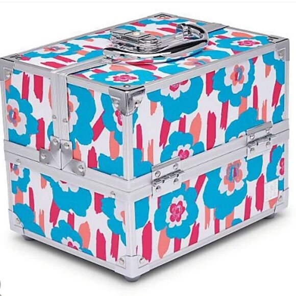 Caboodles Adored Traincase Case Makeup Organizer - Picture 4 of 9